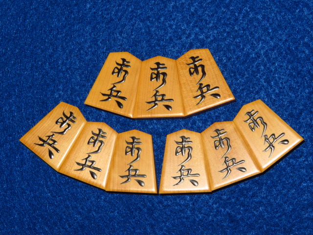 名人駒再現/蛍雪作宗歩好島黄楊赤柾盛上将棋駒 新品/桐製平箱付(KS304 