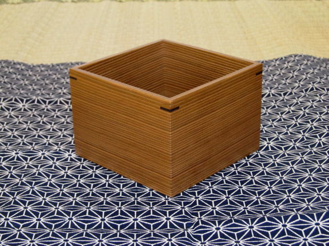 大橋利一作神代杉木画細工駒箱(KH125) トウシン盤駒店 囲碁 将棋