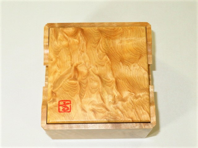 将棋駒箱 もみじ(銀杏面取り) : komabako-momiji : 囲碁将棋専門店の将 