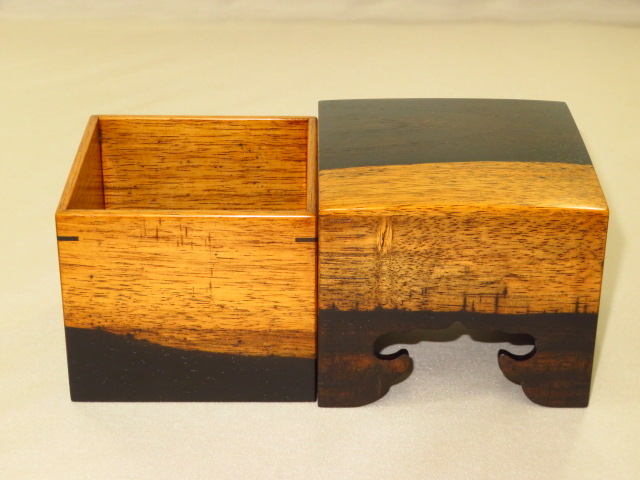 ●栴檀（センダン）　将棋　駒箱 四隅落ち　新品　化粧箱付き  栴檀 四隅落ち 将棋 駒箱 新品 化粧箱付き 100%新品，限定SALE